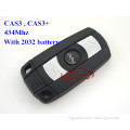 Smart key 3 button 434Mhz CR2032 for BMW 1 3 5series CAS3 CAS3+ system car key